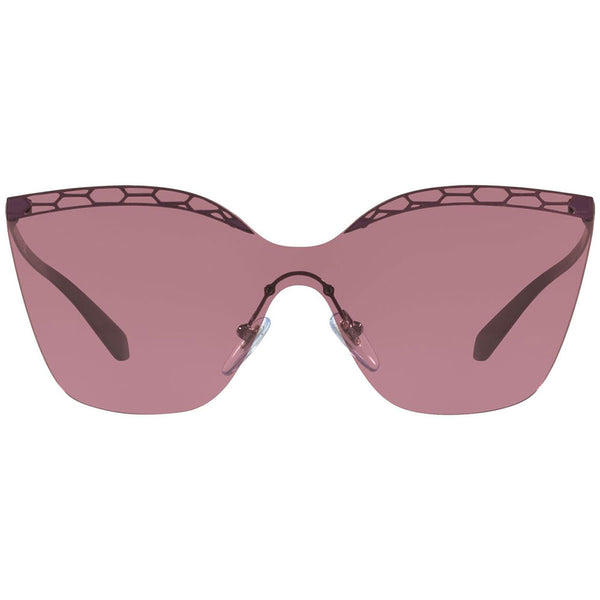 Bvlgari Shield Women's Sunglasses W/Violet Lens BV6093-20321A-37