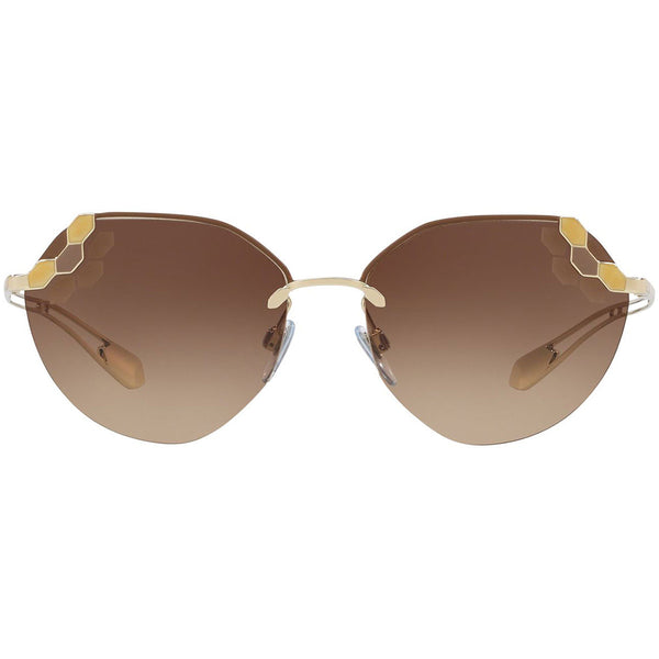 Bvlgari Cat Eye Women’s Sunglasses Brown Gradient Lens BV6099 203613