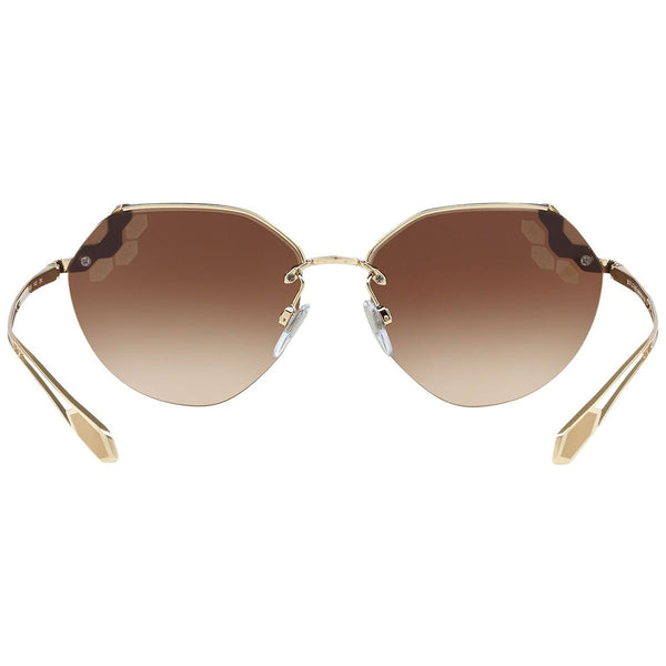 Bvlgari Cat Eye Women’s Sunglasses Brown Gradient Lens BV6099 203613