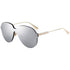 Dior Aviator Women's Sunglasses Silver w/Grey Lens DIORCOLORQUAKE3