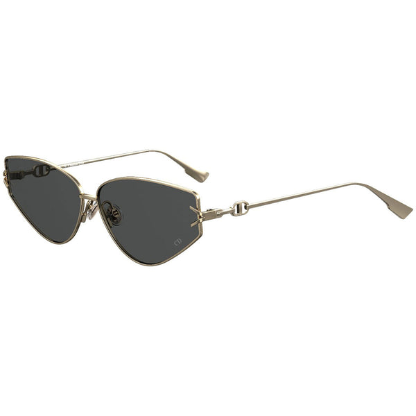 Dior Cat Eye Women's Sunglasses Gold w/Grey Lens DIORGIPSY2