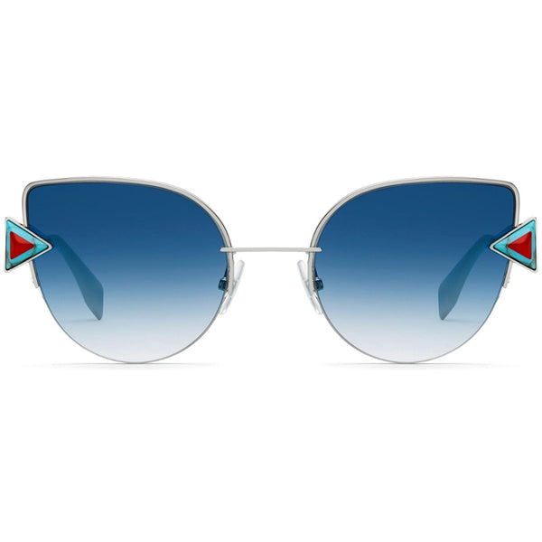 Fendi Cat Eye Women Sunglasses Blue Lens Women FF0242/S SCB NE