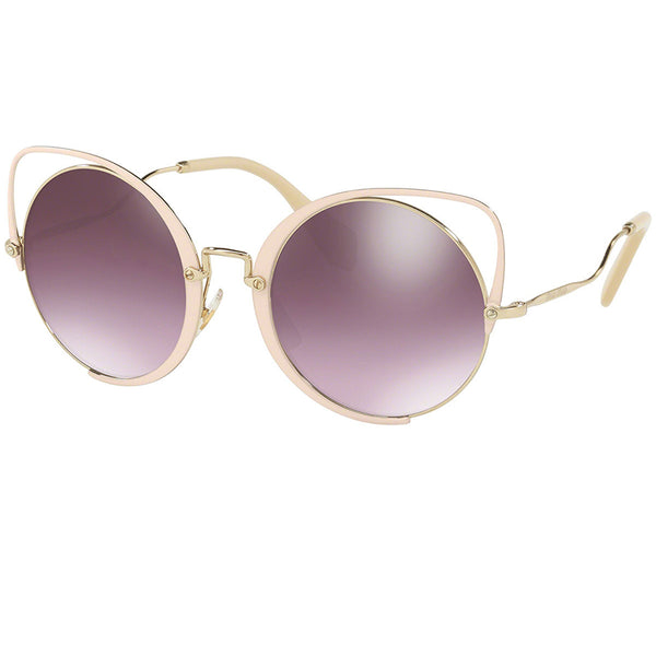 Miu Miu Women's Irregular Sunglasses Silver MU51TS 4UD085