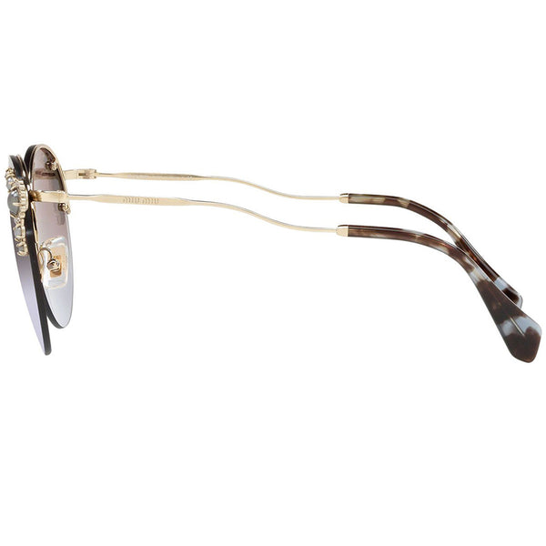 MiuMiu Sunglasses w/Silver MirroredGradient Lens MU52TS WO42H2