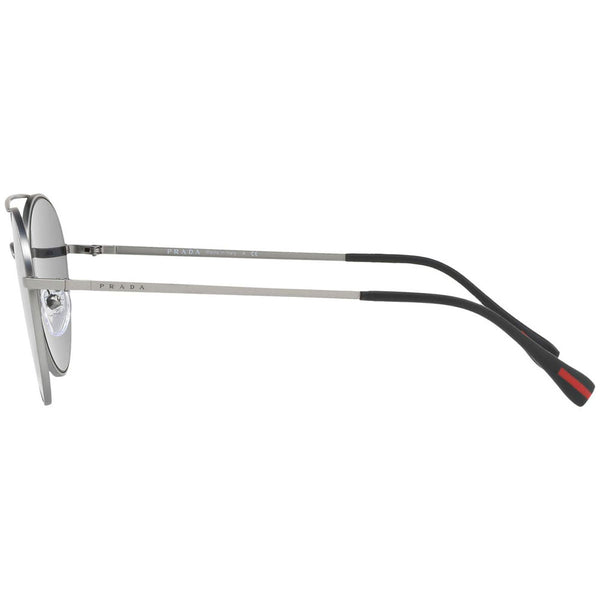 Prada Round Men's Sunglasses Black Mirrored Lens PS51SS 7CQ5L0