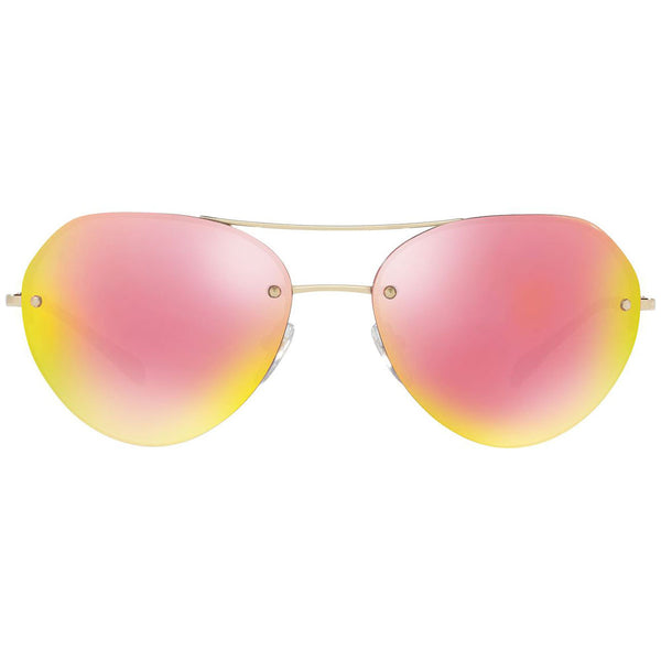 Prada Aviator Men's Sunglasses Yellow Rose Lens PS57RS ZVN5L2