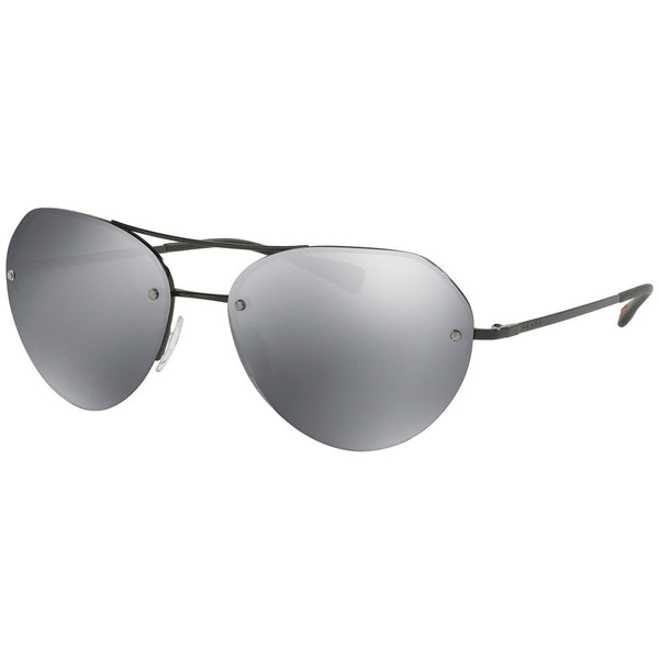 Prada Linea Rossa Aviator Men's Sunglasses Mirrored Lens PS57RS 7AX5L0