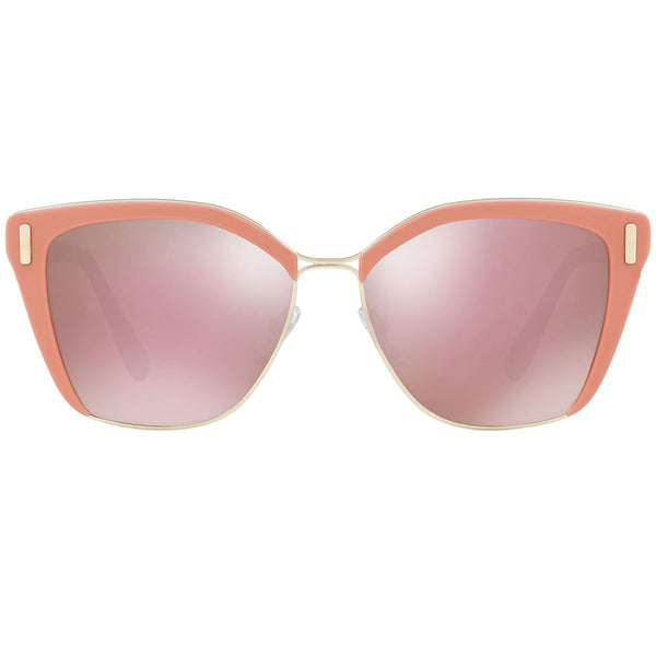 Prada Cat Eye Women's Sunglasses Gold Lens | Front Side