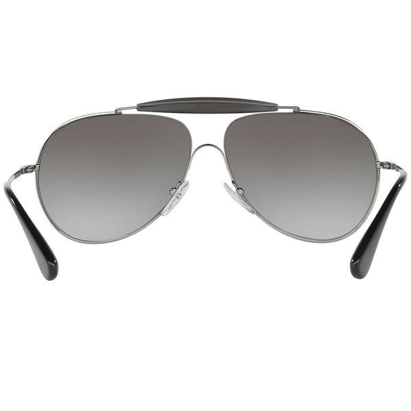 Prada Pilot Unisex Sunglasses Grey Gradient Lens - Back Side
