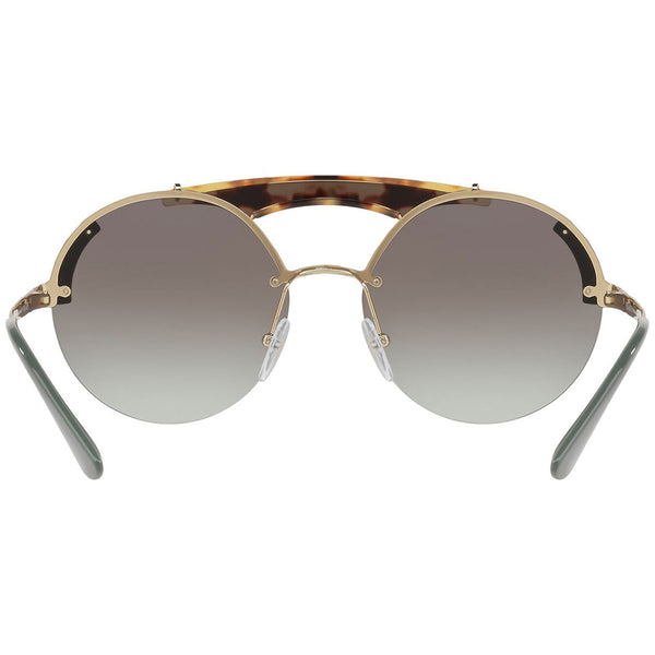 Prada Round Women's Sunglasses w/Grey Gradient Lens PR52US SZ60A7