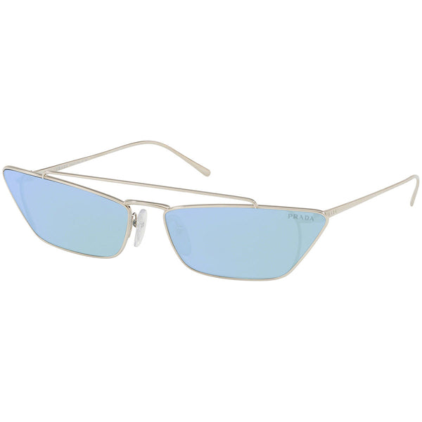 Prada Cat Eye Women's Sunglasses Blue Lens PR64US 1BC123