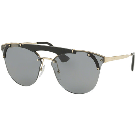 Prada Absolute Aviator Women's Sunglasses Pale Gold w/Grey Lens PR53US 1AB3C2