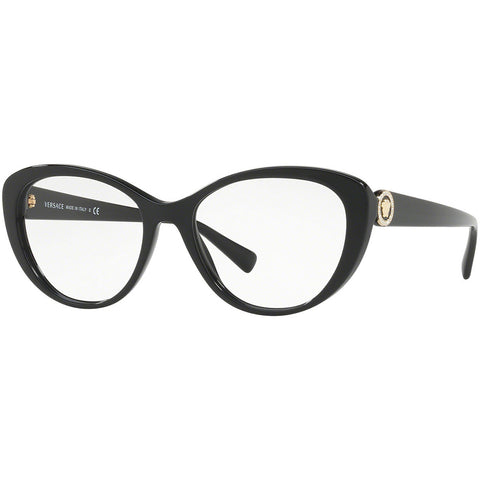 Versace Cat Eye Eyeglasses Women's w/Demo Lens VE3246B GB1