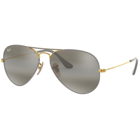 Ray Ban Aviator Mirror Unisex Sunglasses w/Grey Mirrored Lens RB3025 9154AH