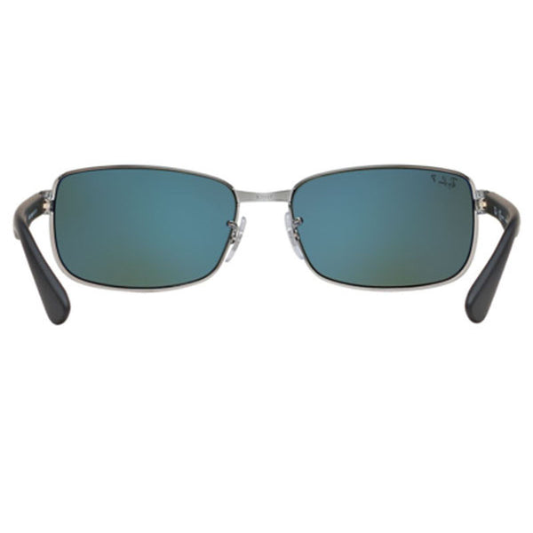 RayBan Rectangular Unisex Sunglasses Black RB3478 004/58