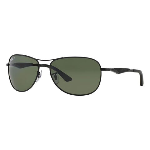 Ray-Ban Men's Aviator Sunglasses w/Green Polarized Lens RB3519 006/9A