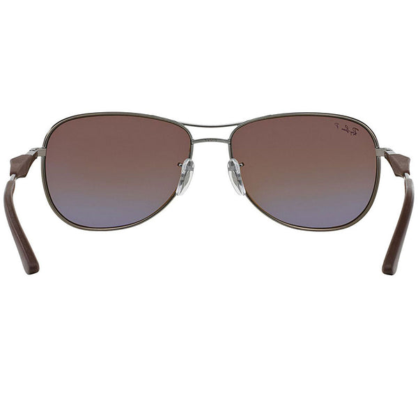 Ray-Ban Sunglasses Gunmetal w/Brown Polarized Lens Men RB3519 029/83