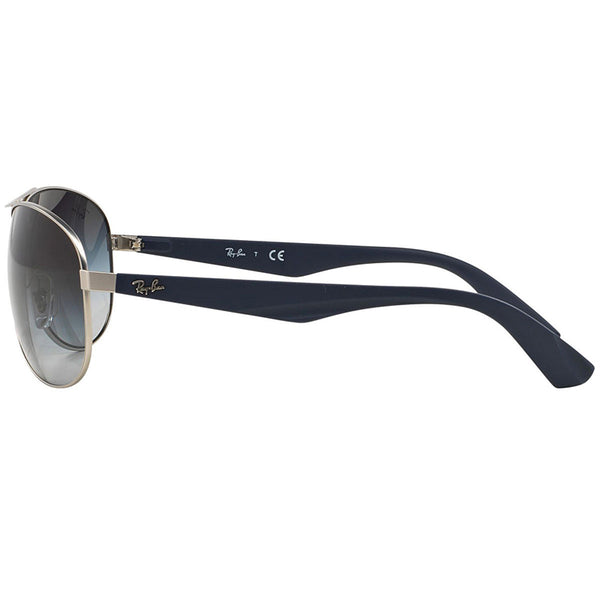 Ray-Ban Sunglasses Matte Silver w/Grey Gradient Lens Men RB3526 019/8G