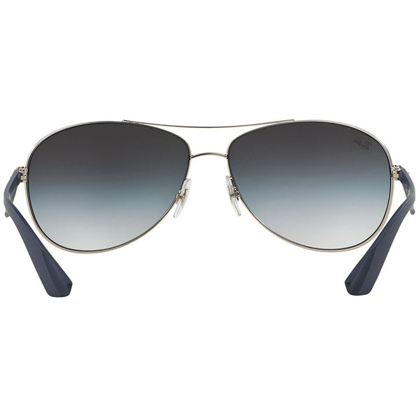 Ray-Ban Sunglasses Matte Silver w/Grey Gradient Lens Men RB3526 019/8G