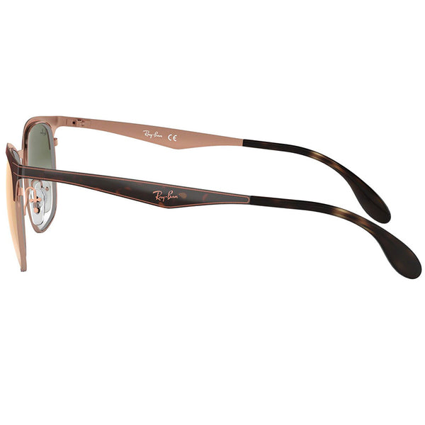 RayBan Copper Havana Sunglasses with Mirror Lens RB3538 9074W0