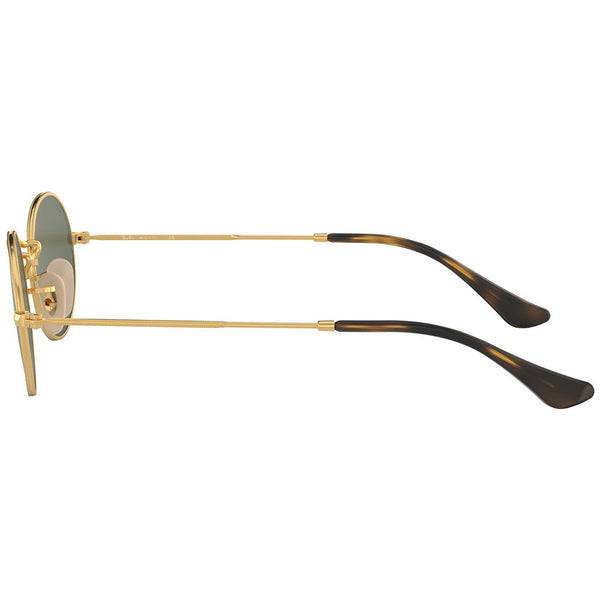 Ray Ban Oval Flat Lenses Unisex Sunglasses Green Lens RB3547N 001