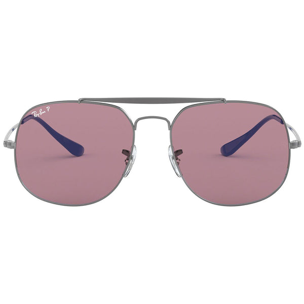 RayBan The General Sunglasses W/Violet Polarized Lens RB3561 9106W0