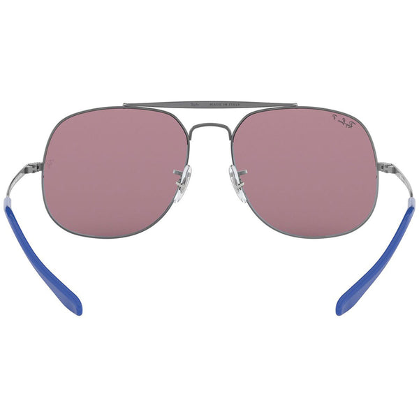 RayBan The General Sunglasses W/Violet Polarized Lens RB3561 9106W0