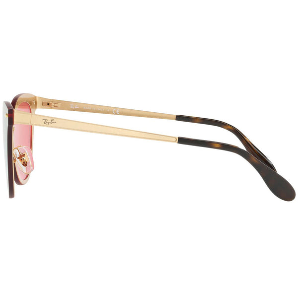 Ray-Ban Blaze Cat Eye Women's Sunglasses Pink Lens RB3580N 043/E4 43