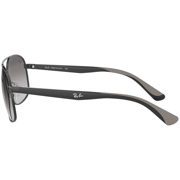 Ray-Ban Square Men's Sunglasses Grey Gradient Lens RB3593 002/8G