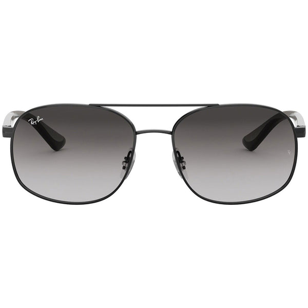 Ray-Ban Square Men's Sunglasses Grey Gradient Lens RB3593 002/8G
