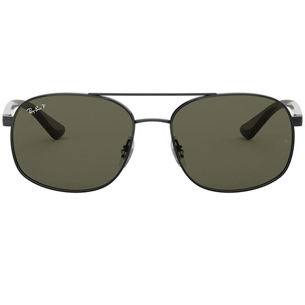 RayBan Square Men's Sunglasses Black RB3593 002/9A