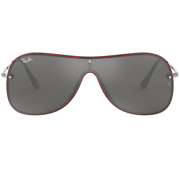 Ray-Ban Sunglasses Unisex Red on Top Havana Grey w/Grey/Silver Mirrored Lens RB4311N 63596G