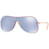 Ray-Ban Sunglasses W/Dark Violet Mirrored Silver Lens RB4311N 63611U
