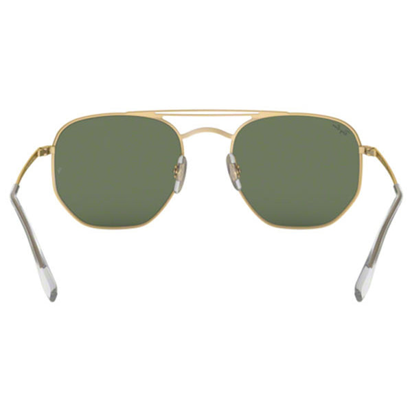 RayBan Square Unisex Sunglasses w/Green Classic Lens RB3609 914071