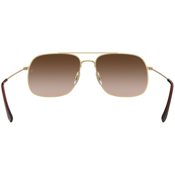Ray Ban Aviator Unisex Sunglasses w/Brown Gradient Lens RB3595 901313