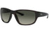 Ray-Ban Transparent Grey Sunglasses with grey lens RB4300 705/71