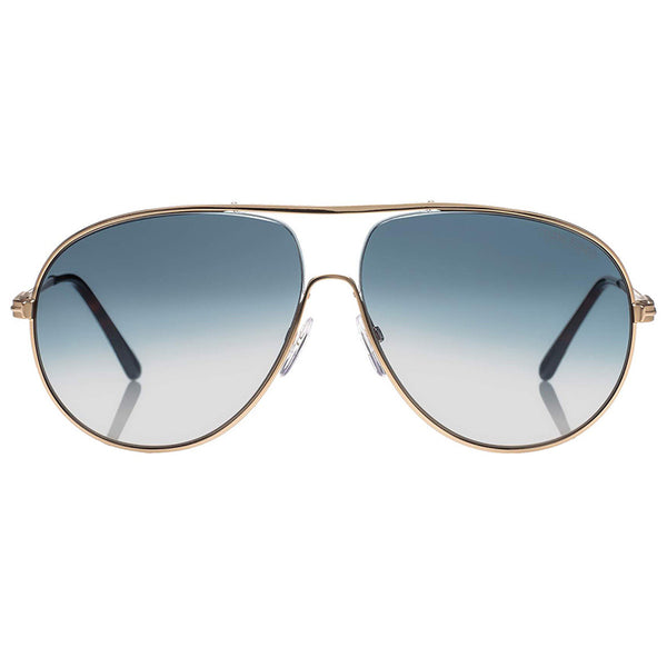 Tom Ford Men's Aviator Sunglasses Gradient Lenses | Front View