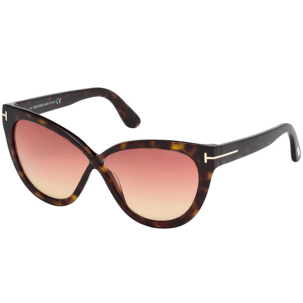 Tom Ford Arabella Women's Sunglasses W/Smoke Gradient Lens FT0511 52B