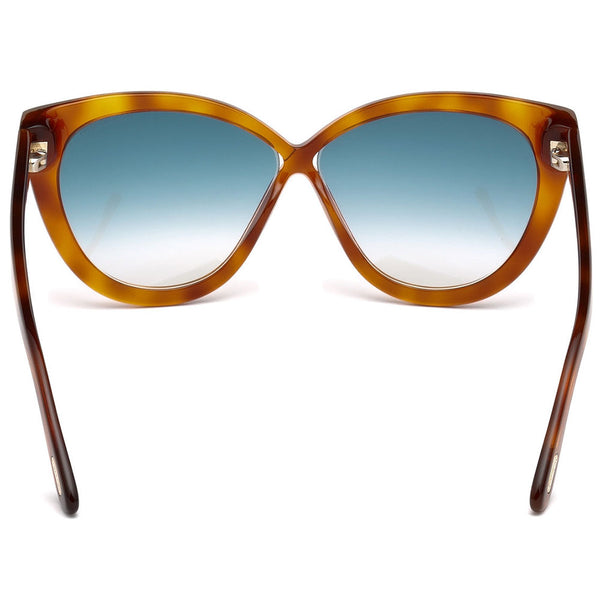 Tom Ford Arabella Women's Sunglasses W/Blue Gradient Lens FT0511 53W