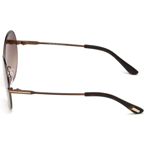 ﻿﻿Tom Ford Rania Women's Sunglasses w/Brown Mirrored Lens FT0564 48G