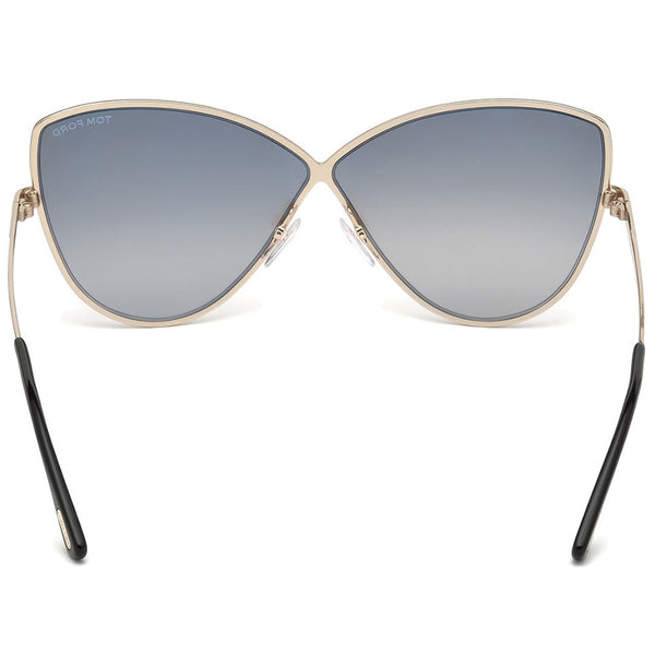 Tom Ford Elise Women's Sunglasses Grey Mirrored Lens FT0569 28C