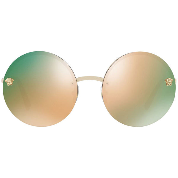 Versace Sunglasses w/Grey Rose Gold Mirrored Lens VE2176 12524Z/59